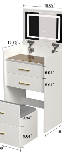 3 In 1 Vanity Desk 3